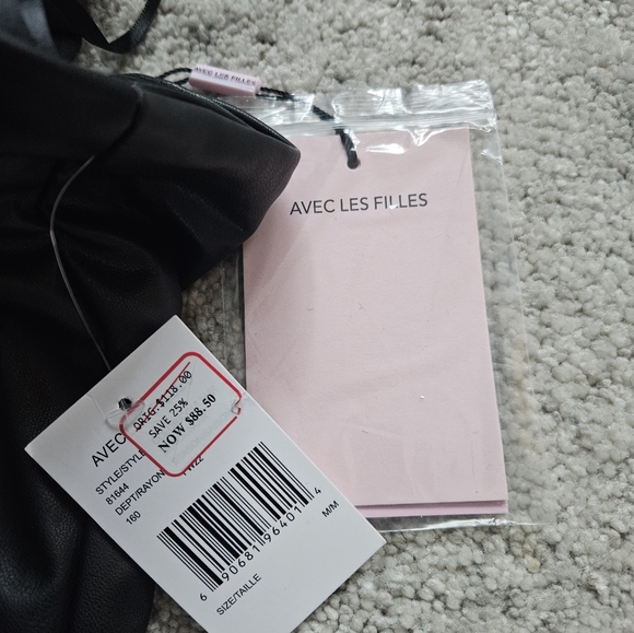 Avec Les Filles PU Leather Dress - Picture 12 of 13